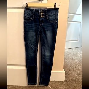 Triple Button Skinny Jean